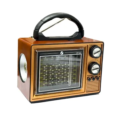 KTF-1487 Bluetoothlu Radyolu Müzik Kutusu Usb/Sd/Aux/Mp3 Player/El Fenerli-Nostalji Radyo