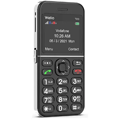 Welio WKEY T200 Siyah Tuşlu Cep Telefonu