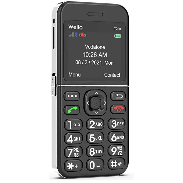 Welio WKEY T200 Siyah Tuşlu Cep Telefonu