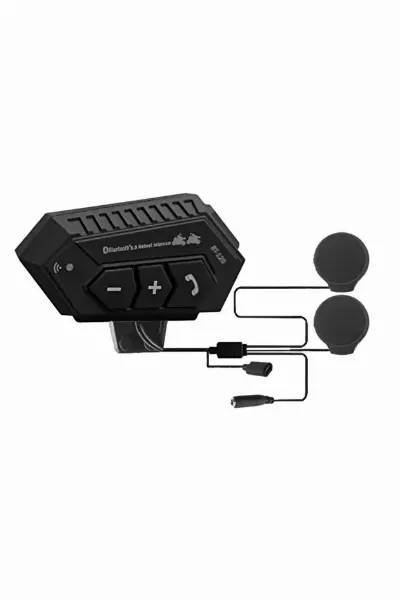 Torima Bt-12b Uyumlu Motosiklet Bluetooth Intercom Interkom Dinleme Ve Konuşma Özellikli Su Geçirmez Kulaklık