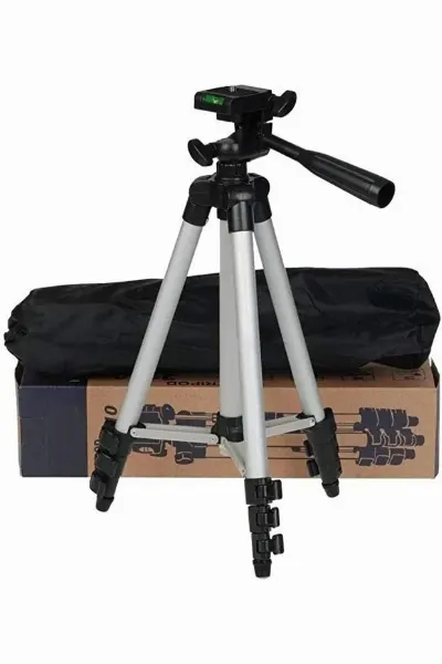 Tripod Profesyonel Su Terazili 102 CM Telefon Tutucu 3110