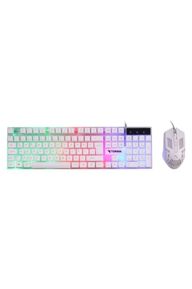 Torima Oyuncu Rgb Işıklı Kablolu Q Klavye Ve Mouse Seti TMK-03