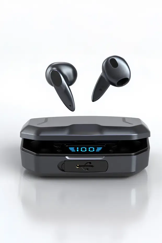 Torima Oyuncu Kulaklığı Kablosuz Rgb Işıklı Çift Mikrofonlu Kulak İçi Bluetooth Kulaklık