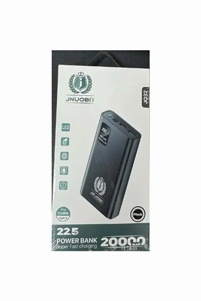 JNUOBI 20000 mAh LED Ekranlı Type-C Girişli 22.5W Hızlı Şarj Powerbank