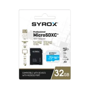 Syrox 32 GB MİCRO SD (HAFIZA KARTI)