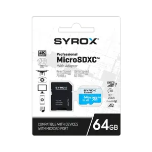 Syrox 64 GB MİCRO SD (HAFIZA KARTI)