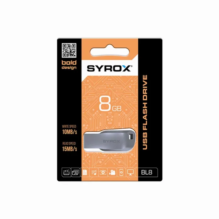 8 Gb Metal Usb Bellek Syrox