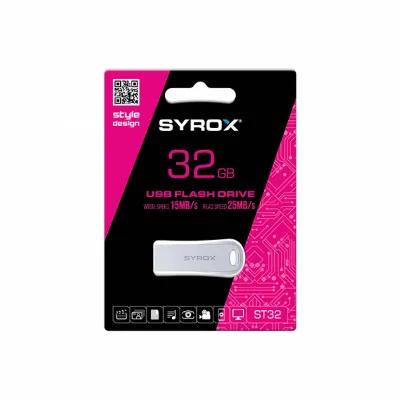 Syrox Metal Flash Bellek USB 32 GB