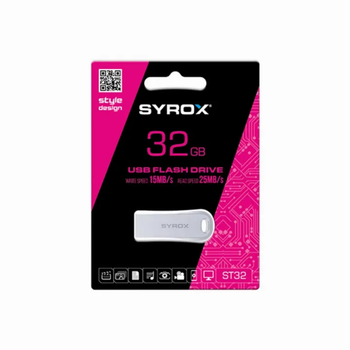 Syrox Metal Flash Bellek USB 32 GB