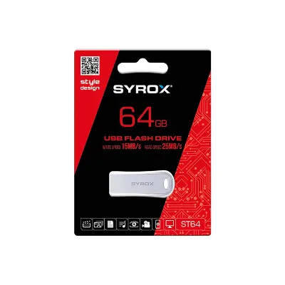 Syrox Flash Bellek 64 Gb Usb