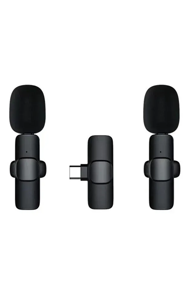 Torima Mini Yaka Mikrofonu Lightning 2 Adet Taşınabilir Mikrofon K9