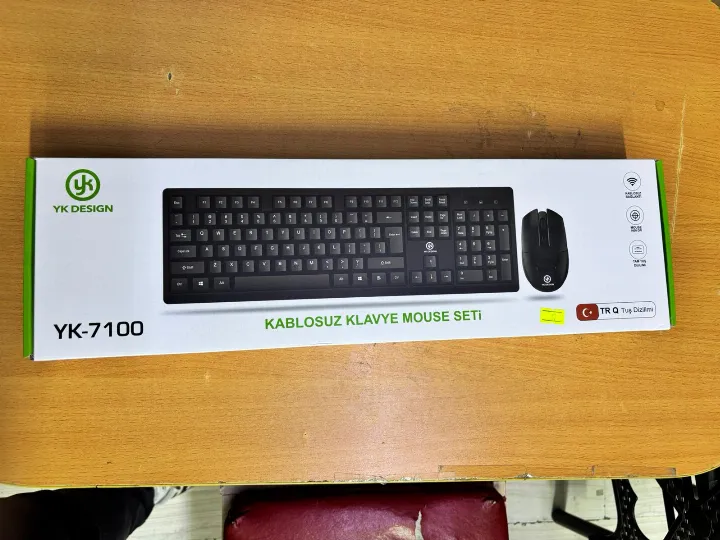 KABLOSUZ KLAVYE VE MAUSE (YK-7100)