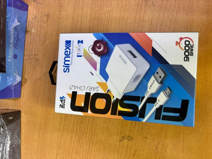 Simex iPhone Typec Fusion 2in1 2400 mAh Şarj Seti